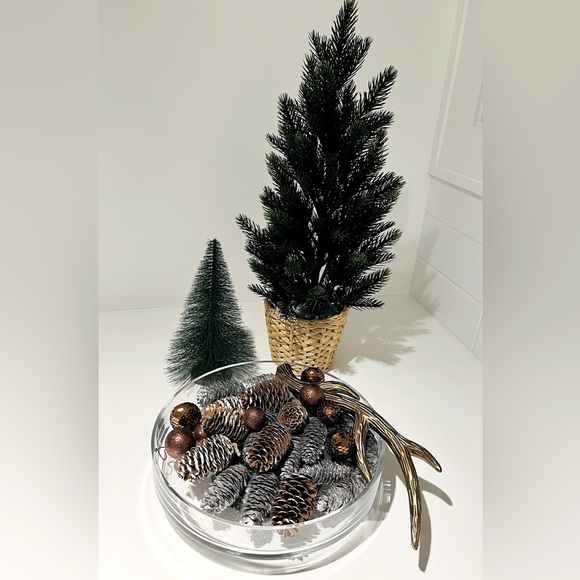 🌲URBAN BARN Glass Bowl & Holiday Decor 🌲 - Picture 14 of 14
